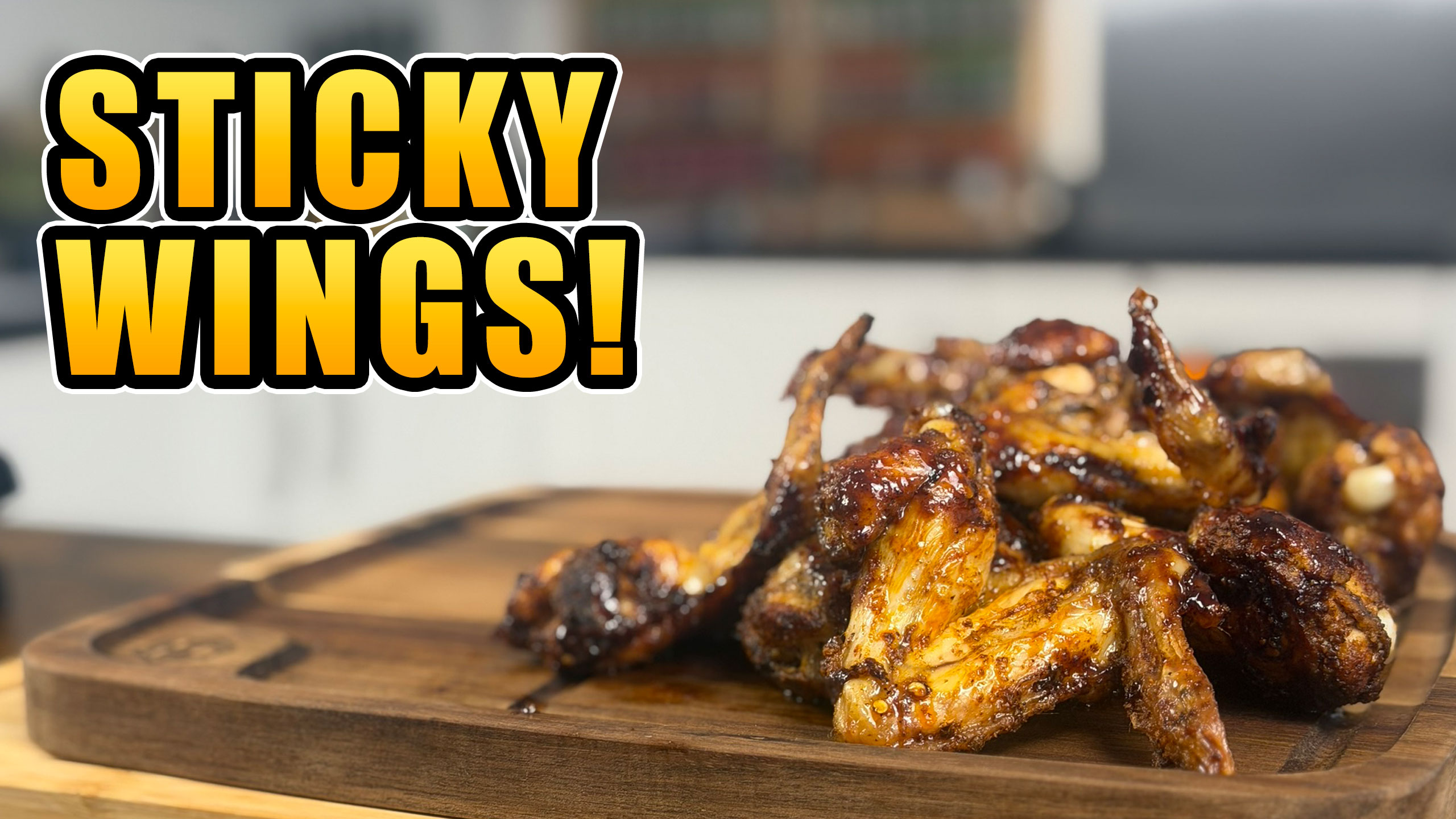 Sticky BBQ Chicken Wings | That Proper Finger-Licking Comfort Food